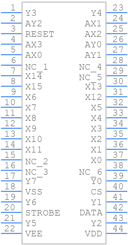 CD22M3494MQZ96 - Renesas Electronics - PCB symbol