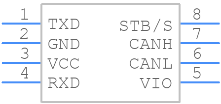 HVDA541QDRQ1 - Texas Instruments - PCB symbol