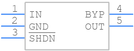 LT1761ES5-1.2#PBF - Analog Devices - PCB symbol