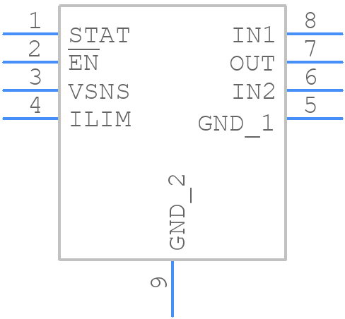 TPS2113ADRBT - Texas Instruments - PCB symbol