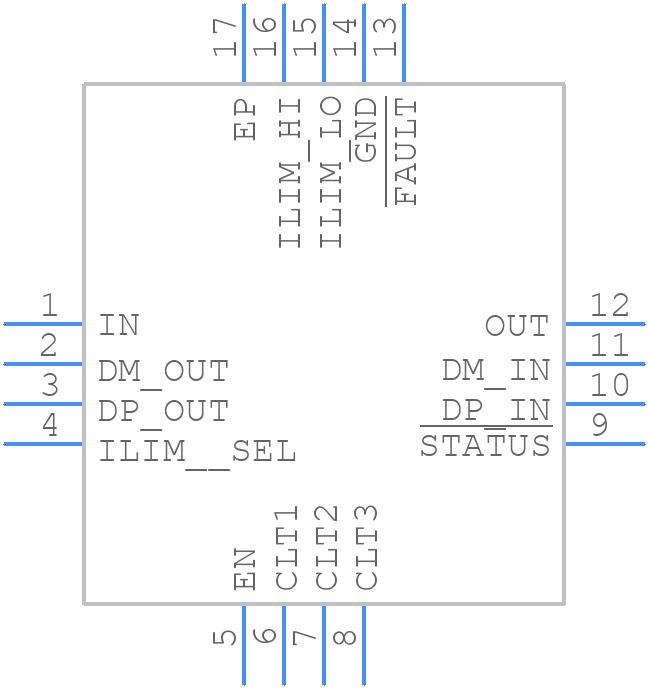 TPS2546QRTERQ1 - Texas Instruments - PCB symbol