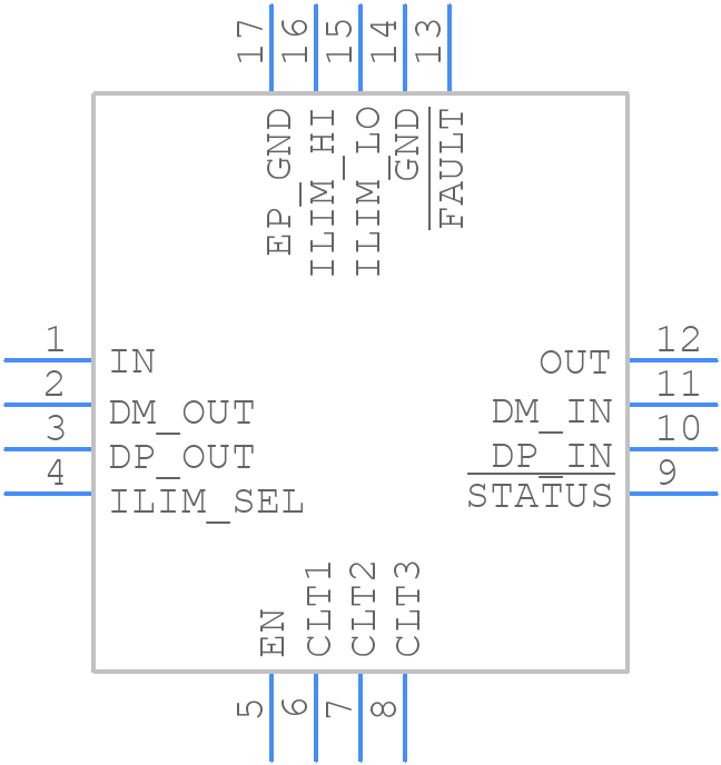 TPS2546RTER - Texas Instruments - PCB symbol