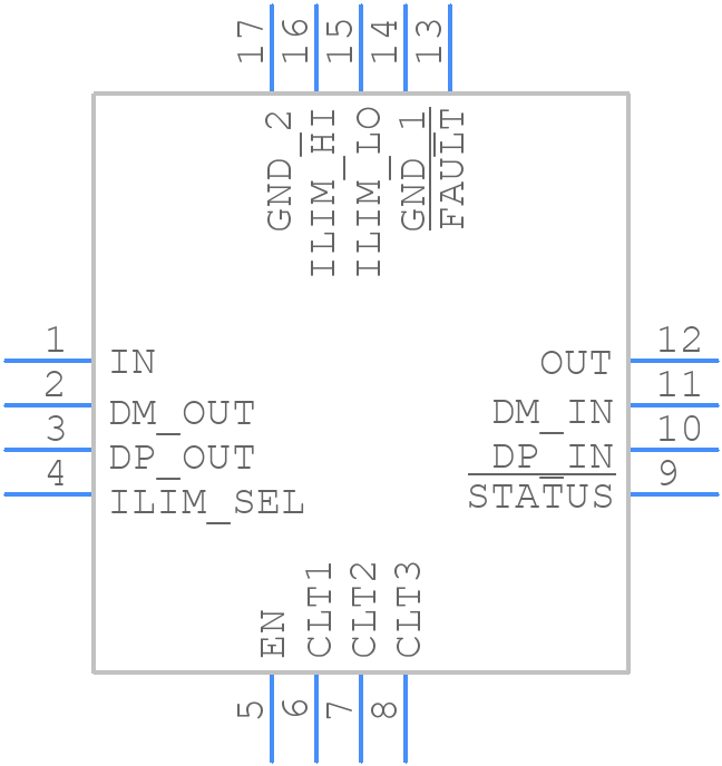 TPS2546RTET - Texas Instruments - PCB symbol