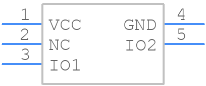 TPD2E001IDRLRQ1 - Texas Instruments - PCB symbol