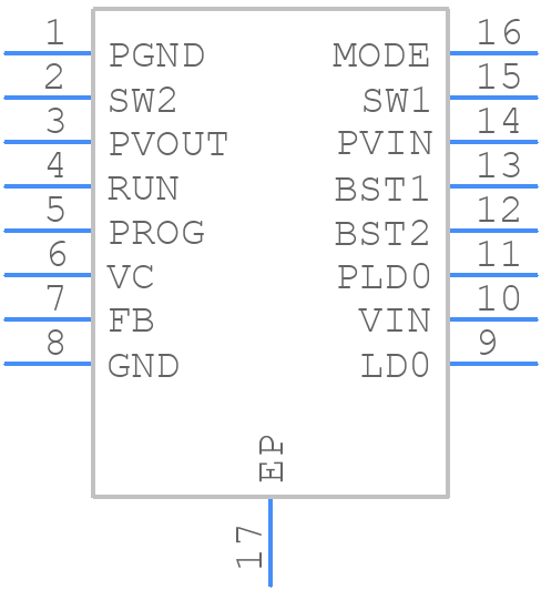 LTC3114HFE-1#PBF - Analog Devices - PCB symbol