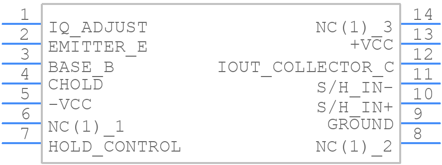 OPA615ID - Texas Instruments - PCB symbol