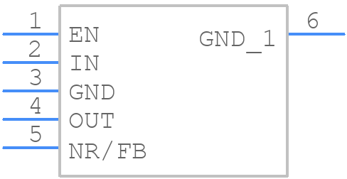 TPS79618DCQG4 - Texas Instruments - PCB symbol
