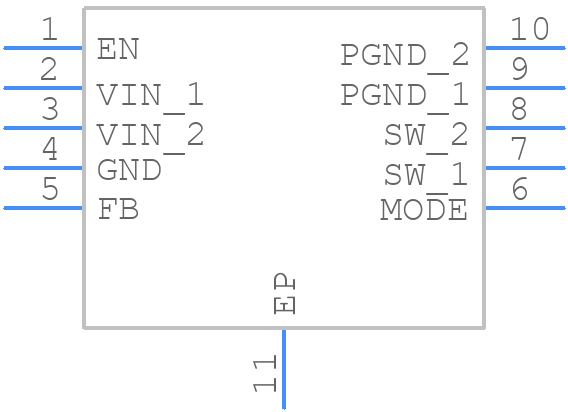 TPS62044DGQR - Texas Instruments - PCB symbol
