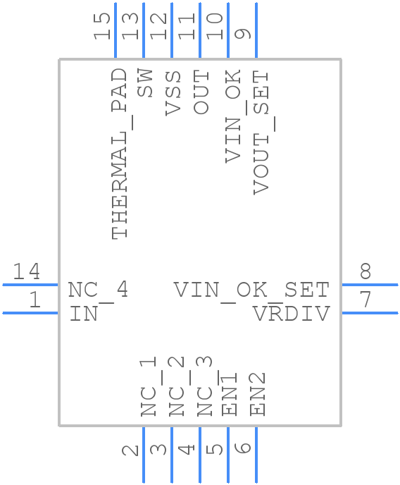 TPS62736RGYR - Texas Instruments - PCB symbol