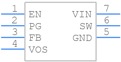 TPS62086RLTT - Texas Instruments - PCB symbol