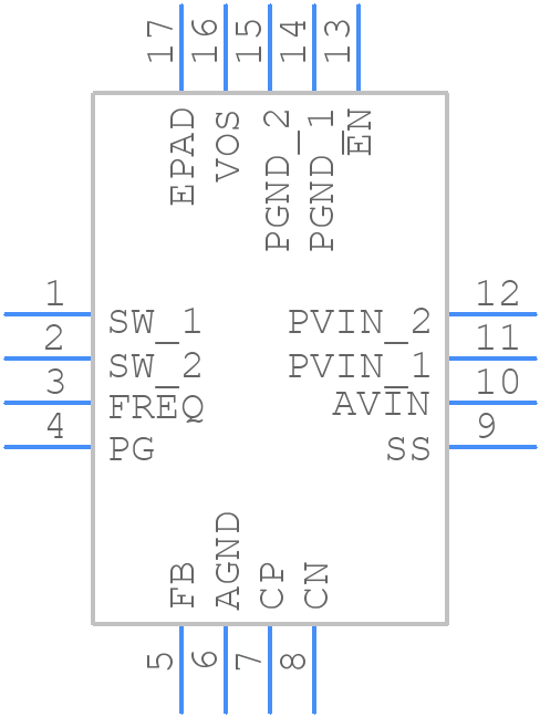 TPS62090RGTT - Texas Instruments - PCB symbol