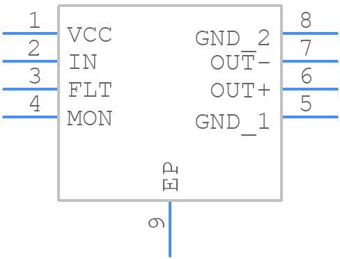 MAX3658AETA+ - Analog Devices - PCB symbol
