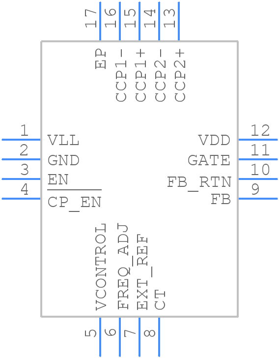 HV9150K6-G - Microchip - PCB symbol