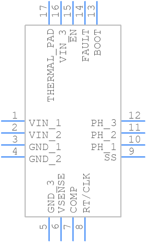 TPS55010RTER - Texas Instruments - PCB symbol