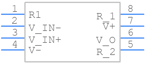 INA326EA/250 - Texas Instruments - PCB symbol