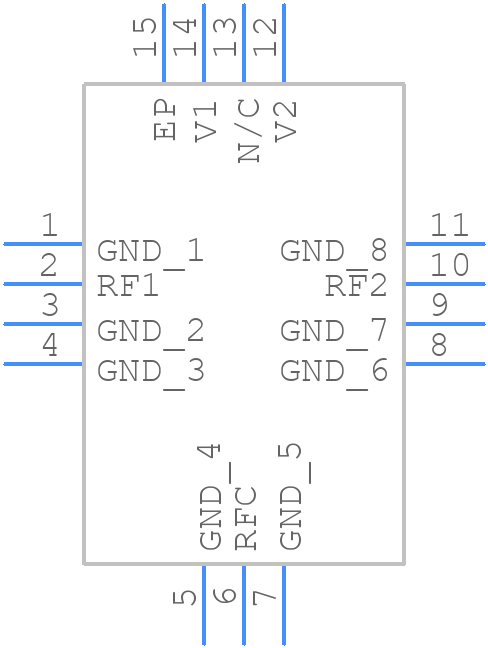 MASW-011102-TR0500 - MACOM - PCB symbol