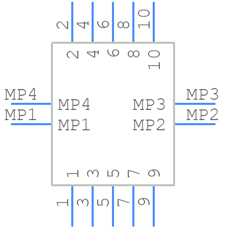 504618-1010 - Molex - PCB symbol