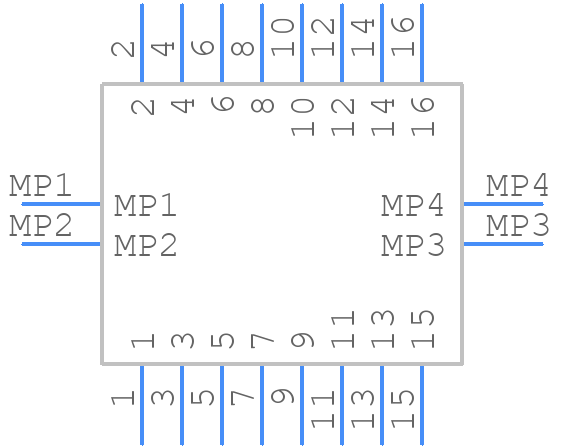 503772-1610 - Molex - PCB symbol