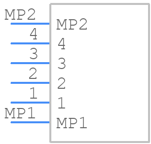 105431-2104 - Molex - PCB symbol