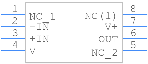 OPA381AIDGKT - Texas Instruments - PCB symbol