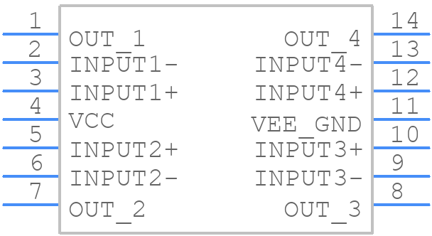 LM324DTBR2G - onsemi - PCB symbol