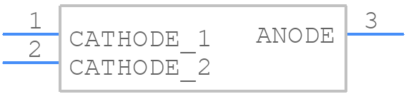 DF3A6.8FUT1G - onsemi - PCB symbol