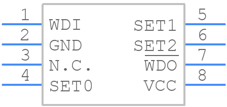 MAX6374KA+T - Analog Devices - PCB symbol