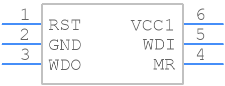 MAX6730UTLD3+T - Analog Devices - PCB symbol