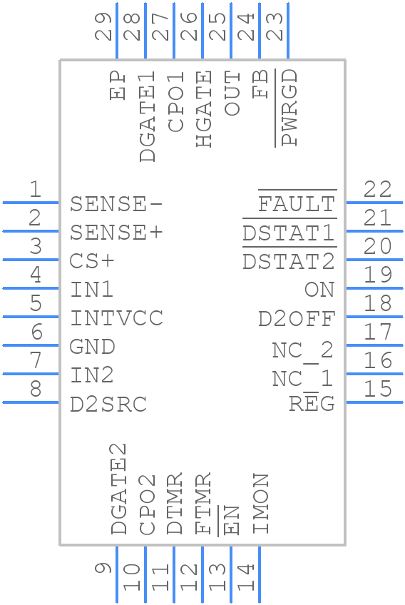 LTC4236IUFD-2#PBF - Analog Devices - PCB symbol