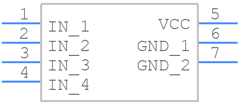 RCLAMP0504N.TCT - SEMTECH - PCB symbol