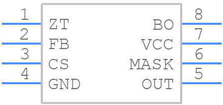 BD7685FJ-LBE2 - ROHM Semiconductor - PCB symbol