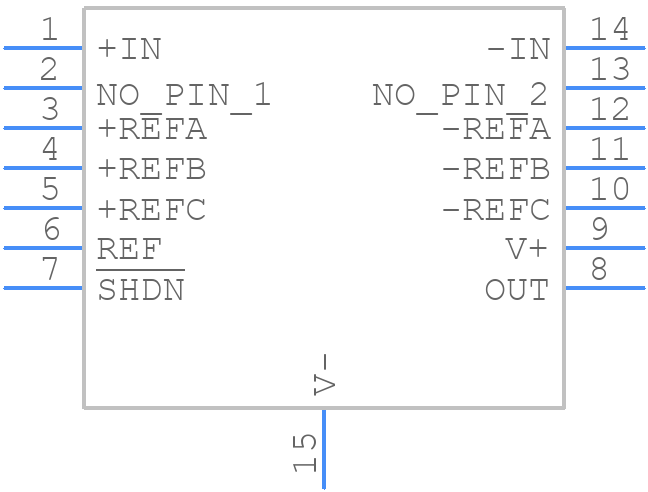 LT6375AHDF#PBF - Analog Devices - PCB symbol