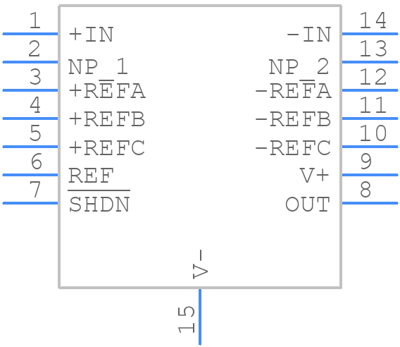 LT6375HDF#PBF - Analog Devices - PCB symbol