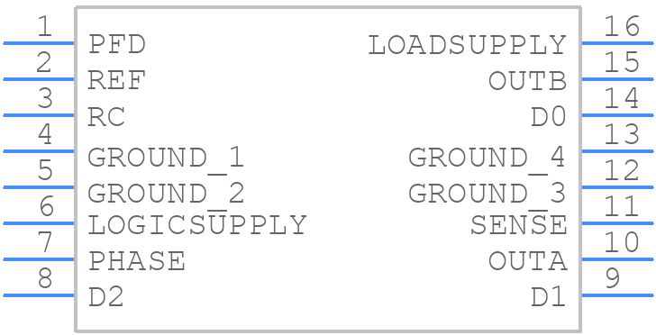 A4975SLBTR-T - Allegro Microsystems - PCB symbol
