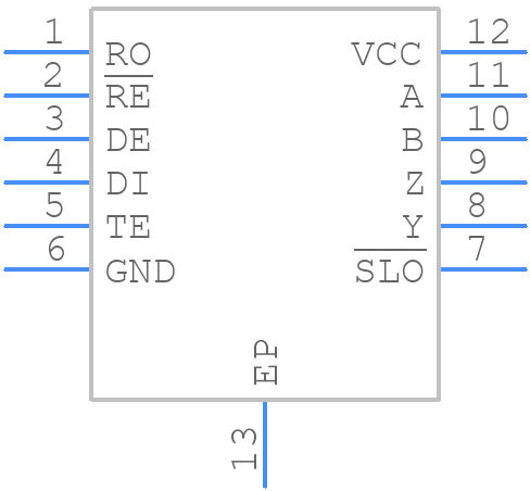 LTC2861IDE#PBF - Analog Devices - PCB symbol