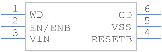 XC6131A161MR-G - Torex - PCB symbol
