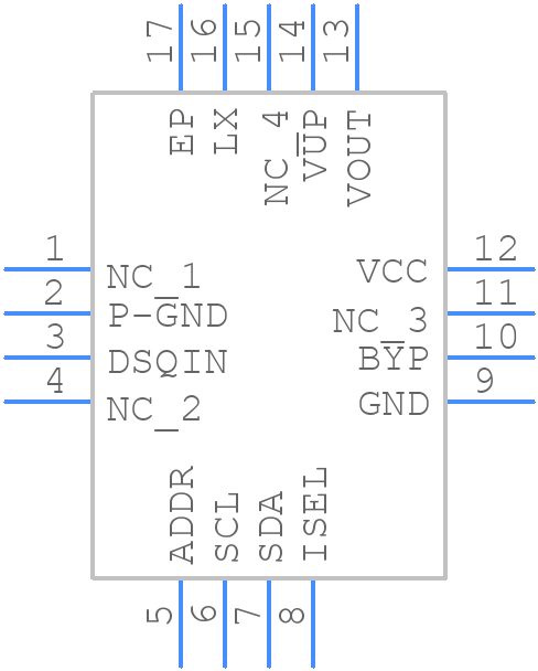 LNBH29QTR - STMicroelectronics - PCB symbol