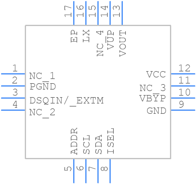 LNBH29EQTR - STMicroelectronics - PCB symbol