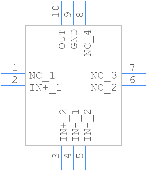 INA216A1RSWT - Texas Instruments - PCB symbol