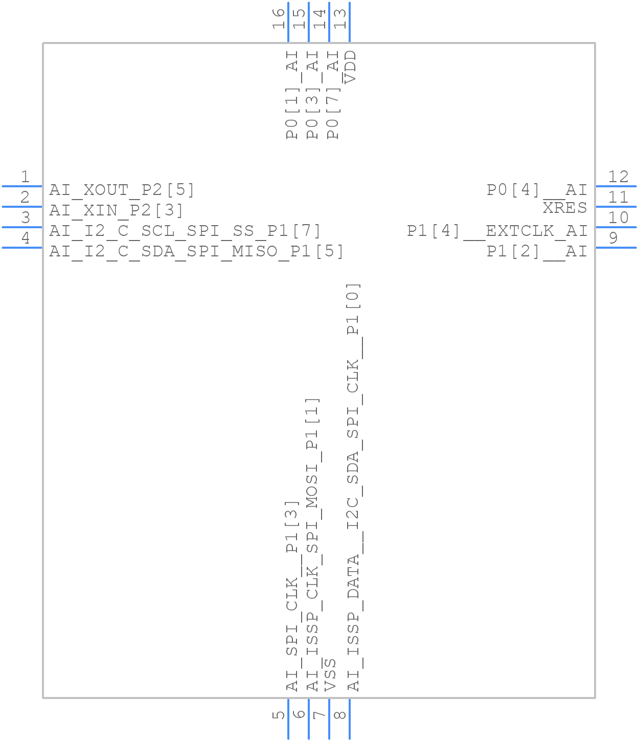 CY8C20236A-24LKXI - Infineon - PCB symbol