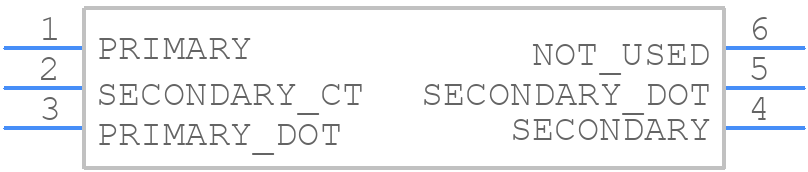 ADT1-1WT - Mini-Circuits - PCB symbol