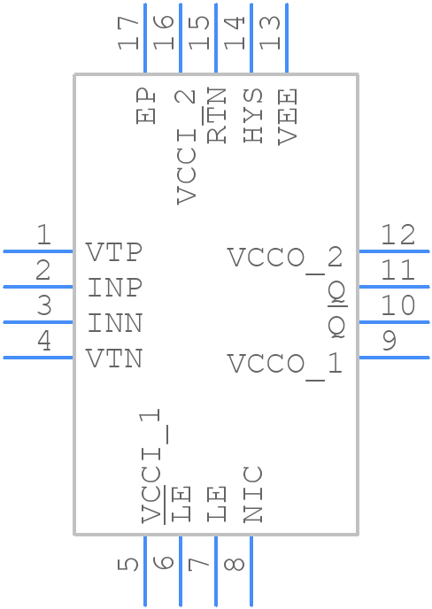 HMC674LP3E - Analog Devices - PCB symbol