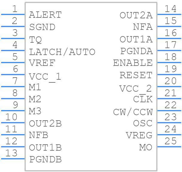 TB6600HG(O) - Toshiba - PCB symbol