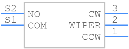 PTR901-2025F-B503 - Bourns - PCB symbol