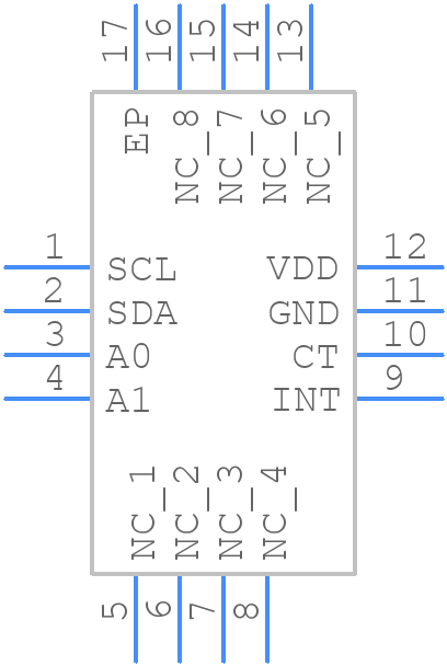 ADT7420UCPZ-R2 - Analog Devices - PCB symbol