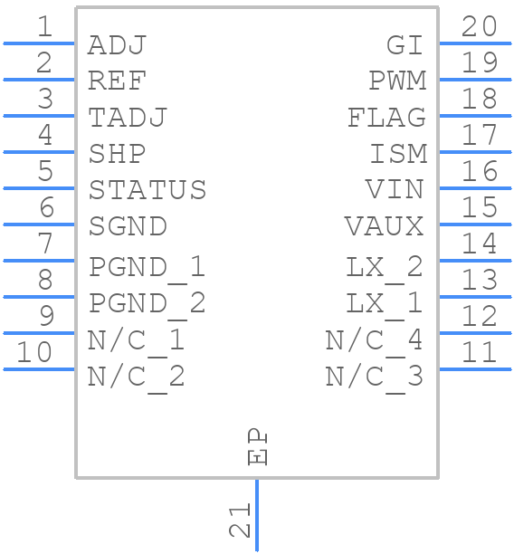 ZXLD1374EST20TC - Diodes Incorporated - PCB symbol
