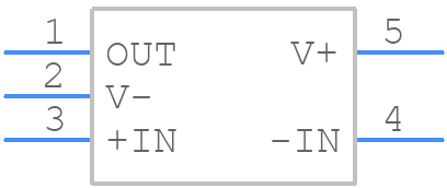 OPA320AIDBVR - Texas Instruments - PCB symbol