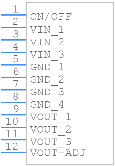 R-615.0P - RECOM Power - PCB symbol