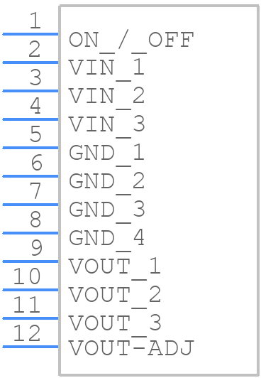 R-615.0D - RECOM Power - PCB symbol
