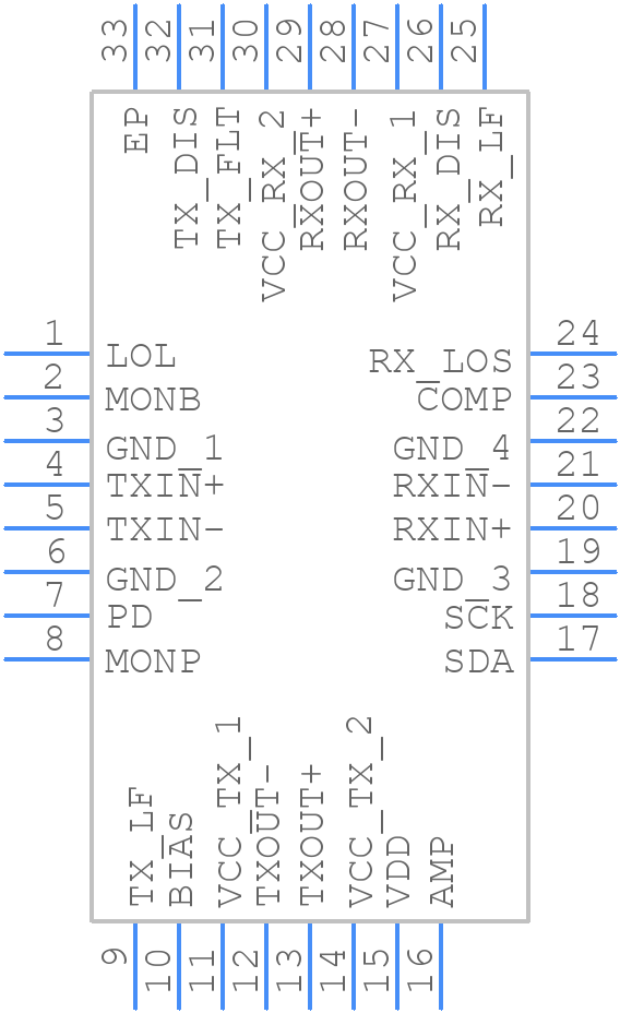 ONET1130ECRSMT - Texas Instruments - PCB symbol